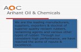 Arihant Oil & Chemicals - TradeIndiaimg.tradeindia.com/fm/1158678/01 Arihant.pdf · Arihant Oil & Chemicals We are the leading manufacturers, suppliers, exporters & stockist of superior