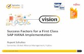 Success Factors for a First Class SAP HANA Implementationvox.veritas.com/legacyfs/online/veritasdata/IL B15.pdfSYMANTEC VISION 2013 Why SAP HANA 5 HANA is the core of SAP’s Real-Time