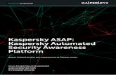 Kaspersky ASAP: Kaspersky Automated Security Awareness … · 2020-03-13 · 2 Gestión de la concienciación sencilla y eficiente para organizaciones de cualquier tamaño Kaspersky