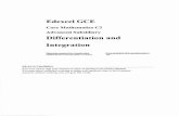  · 2017-03-07 · Edexcel GCE Core Mathematics C2 Advanced Subsidiary Differentiation and Integration Materials required for examination Mathematical Formulae (Pink or Green) Advice