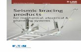 for mechanical, electrical & plumbing systems · 2020-03-20 · strut systems, cable tray and other support solutions, Eaton offers a comprehensive line to support electrical, mechanical