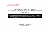 SISGM-CHAS L2/L3 Modular Rackmount Hardened Switch · 2018-07-19 · SISGM-CHAS L2/L3 Modular Rackmount Hardened Switch . User Guide 33625 Rev. A