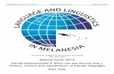 Part Two - LANGUAGE & LINGUISTICS IN MELANESIAlanglxmelanesia.com/wichmann313-386.pdf · and ISO 639-3 codes are also provided (when available) for help with the identification. (2)