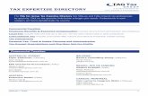 TAXEXPERTISEDIRECTORY - TAGLa Group News/Tax... · 2015-03-17 · Tax A GLOBAL NETWORK OF TAX LAWYERS & ACCOUNTANTS GROUP TAGLaw / TIAG 1 CommercialTaxation EmployeeBenefits&ExecutiveCompensation