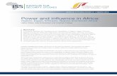 Power and influence in Africa - Amazon Web Services · 2016-08-21 · Power and influence in Africa: Algeria, Egypt, Ethiopia, Nigeria and South Africa Jakkie Cilliers, Julia Schünemann