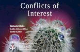 HEADER TEXTConflicts of Interest · HEADER TEXTConflicts of Interest in the Research Context •Institutional Conflict of Interest Policy - “Institutional conflicts of interest