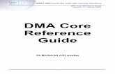 DMA Core Reference Guide · interface from a FIFO buffer that connects to the DMA IP core module with the host processor bus technology on the other side. With the processor and the