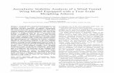 Aeroelastic Stability Analysis of a Wind Tunnel Wing Model … · 2017-11-15 · Aeroelastic Stability Analysis of a Wind Tunnel Wing Model Equipped with a True Scale Morphing Aileron