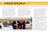Spring 2016 | Volume 15 | Number 1 MIZZOULegacies...Calypso,” remembered former MU Engineering Dean Jim Thompson from conversations with Elston. “He also enjoyed taking long vacations