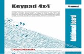 Keypad 4x4 User Manual Keypad 4x4 MikroElektronika Keypad 4x4 Keypad 4x4 is used for loading numerics