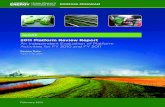 2011 Biomass Program Platform Review Report: Algae · BIOMASS PROGRAM: 2011 Algae Platform Review Report Some projects overlap in their approaches (e.g., multiple efforts in strain