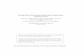 Foreign Direct Investment and Wages in Indonesian ...Foreign Direct Investment and Wages in Indonesian Manufacturing Abstract This paper asks two types of questions. One is about the