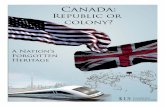 Canada Republic or Colony - The Canadian Patriotcanadianpatriot.org/_dl_/pdf/documents/en/Canada Republic or Colony.pdfDmitri Ivanovitch Mendeleïev Throughout the ebbs and flows of