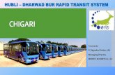 CHIGARI - Sustainable Urban Transport Projectsutpindia.com/skin/pdf/P.Rajendra Cholan_ Hubli Dharwad...Twin City 20 km Hubli to Dharwad Population – 9.4 lakhs (2011) Area – 203.3