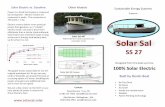 Solar Sal 27 Brochure 1 - storage.googleapis.com...Sam Devlin is known to build high quality boats that last a lifetime. He is the perfect partner to build our Solar Sal line of boats