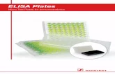681 b ELISA Platten US 1116 - Home - Sarstedt · Comprehensive analyses for the detection of defined substances are critical in research, development and diagnostics. One of the analyses