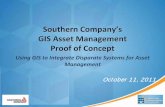 Southern Company’s GIS Asset Management Proof of Concept...o ArcGIS 10.1 / Maximo 7.5 o Standardize process to reverse link to let GIS view Maximo data. o Evaluate Auto Updaters