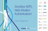 DATACENTER MANAGEMENT Goodbye ADFS, Hello Modern ... · More options than ever before! Password Hash Sync Pros: Cloud based authentication with same password as on-premises. Quickest