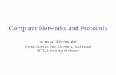 Networks and Protocols - Alhenshiri · Classification according to the way the “information flows” are transported to the users ... called an internetwork or an internet. Internetwork