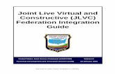 Joint Live Virtual and Constructive (JLVC) …Approved for public release; distribution is unlimited. Joint Live Virtual and Constructive (JLVC) Federation Integration Guide Version