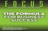 THE FORMULA FOR BUSINESS SUCCESS · BRD Printing, Inc. Photography Hanna VonAchen Mailing BRD Printing, Inc. FOCUS ... Equanimity Wealth Management Eric’s Refuse, LLC Fairview Realty