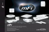 mFi | Datasheet · Cone of Detection 110° Wide Angle Ports (1) mFi RJ45 Port Mounting Ceiling-Mount Bracket (Included) Mounting Height Up to 4.5 m (15 ft.) Operating Temperature