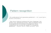 Pattern recognition - Electrical engineeringaalbu/computer vision 2009... · Pattern recognition "To understand is to perceive patterns" – Sir Isaiah Berlin, ... we measure the