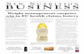 N UTRITION BUSINESSEFSA’s unexpected, first-ever approval of a weight-management claim for a specific food ingredient. The ingredient approved is glucomannan, better known as konjac