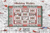 UPDATED ON JULY 17, 2018 Holiday Wishes Wishes_Quilt 1... · Holiday Wishes Fabrics in the Collection Select Fabric from Modern Melody Basics ... (2) 1 ¾” x 65” strips. • (3)