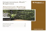 Aluminum Railing Installation Guide - Timber Tech...Page 6 Install 45° Corner Posts (Post to be installed at 22.5° to accommodate a 45° angle.) Position post on same 3" centerline