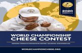 WORLD CHAMPIONSHIP CHEESE CONTEST â€¢ Cheese cut during manufacture, such as feta in brine and Swiss