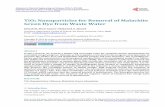 TiO2 Nanoparticles for Removal of Malachite Green Dye from ... · 2 Nanoparticles for Removal of Malachite Green Dye from Waste Water. ... involved in synthesis of nanoparticles of