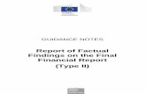 Report of Factual Findings on the Final Financial Report (Type II) - … · 2018-07-17 · 4 I. PURPOSE AND CONTENT OF THE REPORT OF FACTUAL FINDINGS ON THE FINAL FINANCIAL REPORT