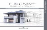 Celute TM PVC-UE Textured Shiplap Cladding Systems · DCE/JNT2 300mm Cover Joint 44 4 4 4 for Kavex Cladding DFE/JNT2 270mm Textured44 4 4 4 Cover Joint for DFE/270 Celutex™ Accessories