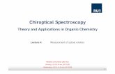 Chiroptical Spectroscopy - Merten Lab · 2018-04-22 · Chiroptical spectroscopy | Dr. C. Merten 101 ORD of propylene oxide - rationalization Attempts to calculate the ORD of PO in