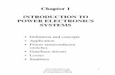 INTRODUCTION TO POWER ELECTRONICS SYSTEMSencon.fke.utm.my/nikd/skee4433/intro.pdf · Power Electronics and Drives (Version 3-2003). Dr. Zainal Salam, UTM-JB 2 Definition of Power