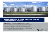 Corrugated Steel Water Tanks - Erosion Pollution · 2018-11-12 · Corrugated Steel Water Tanks come in a variety of sizes, ranging from 1,714 gallons to over 700,000 gallons, to