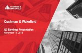 Cushman & Wakefields22.q4cdn.com/673663790/files/doc_financials/2018/... · Cushman & Wakefield | Q3 2018 Earnings Conference Call 2 Cautionary Note on Forward-Looking Statements