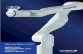 Release Notes v · 2019-08-12 · KINOVA ® Gen3 Ultra lightweight robot enabled by KINOVA ® KORTEX ™ – Re lease Notes v2.0.0. Fixed in release GE N3-688 - R eliability of ‘Hold