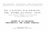 IX CENSO GENERAL DE POBLACION. 1970internet.contenidos.inegi.org.mx/contenidos/productos/... · 2014-09-18 · po de tenencia. 33. Número de viviendas y de ocupantes, por clase de
