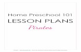 LESSON PLANS Pirates - Home Preschool 101 · The Pirates Next Door by Jonny Duddle Tough Boris by Mem Fox Edward and the Pirates by David McPhail Pirate Boy by Eve Bunting Pirates