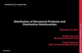 Distribution of Structured Products and Distribution Relationships · responsibilities in the structured products offering process as between the issuer and its affiliated broker-dealer