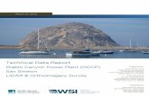 Technical Data Report - NOAA Office for Coastal Management · simultaneously delivered to PG&E and OpenTopography, a public data domain. OpenTopography will have data uploaded and