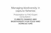 Jake Rice Managing biodiversity in capture fisheries · 2018-07-14 · General structure 1. What climate change means for ocean, coastal, and freshwater ecosystems 2. What fishing