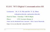 ELEC 7073 Digital Communication IIIsdma/elec7073_2008/Part1-Introduction.pdf · p. 10 ELEC 7073 Digital Communications III, Dept. of E.E.E., HKU Historical Perspective in the Development
