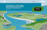 Climate change implications for New Zealand - April 2016 · 2019-10-01 · from the Royal Society of New Zealand summarises the most recent findings about climate risks, uncertainties,