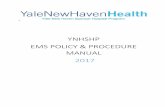 YNHSHP EMS POLICY & PROCEDURE MANUAL 2017sponsorhospitalcouncil.org/ynhh/policies/YNHSHP_Policy... · 2019-04-01 · 4 YNHSHP | EMS Policy & Procedure Manual 2017 4/26/17 Professional
