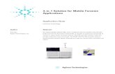 3-in-1 Solution for Mobile Forensic Applications · 3-in-1 Solution for Mobile Forensic Applications Author Suli Zhao Agilent Technologies, Inc. Application Note Forensic Toxicology
