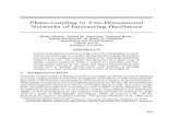 Phase-coupling in Two-Dimensional Networks of Interacting Oscillators · 2014-04-14 · Phase-coupling in Two-Dimensional Networks of Interacting Oscillators 125 where 0' designates
