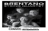 STRING QUARTET - Purdue University · quartet repertoire, the Brentano Quartet has a strong interest in both very old and very new music. It has performed many musical works pre-dating